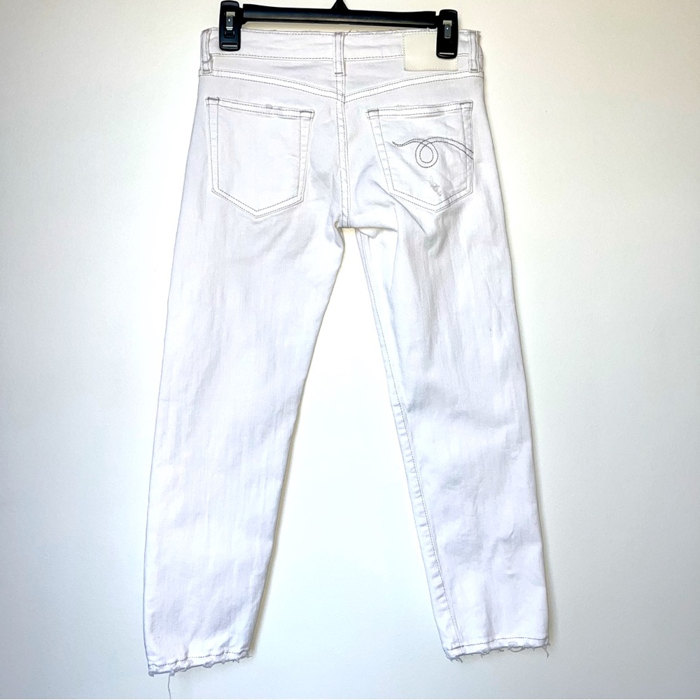 R13 Distressed High-Rise Boy Jeans - Picture 8 of 15